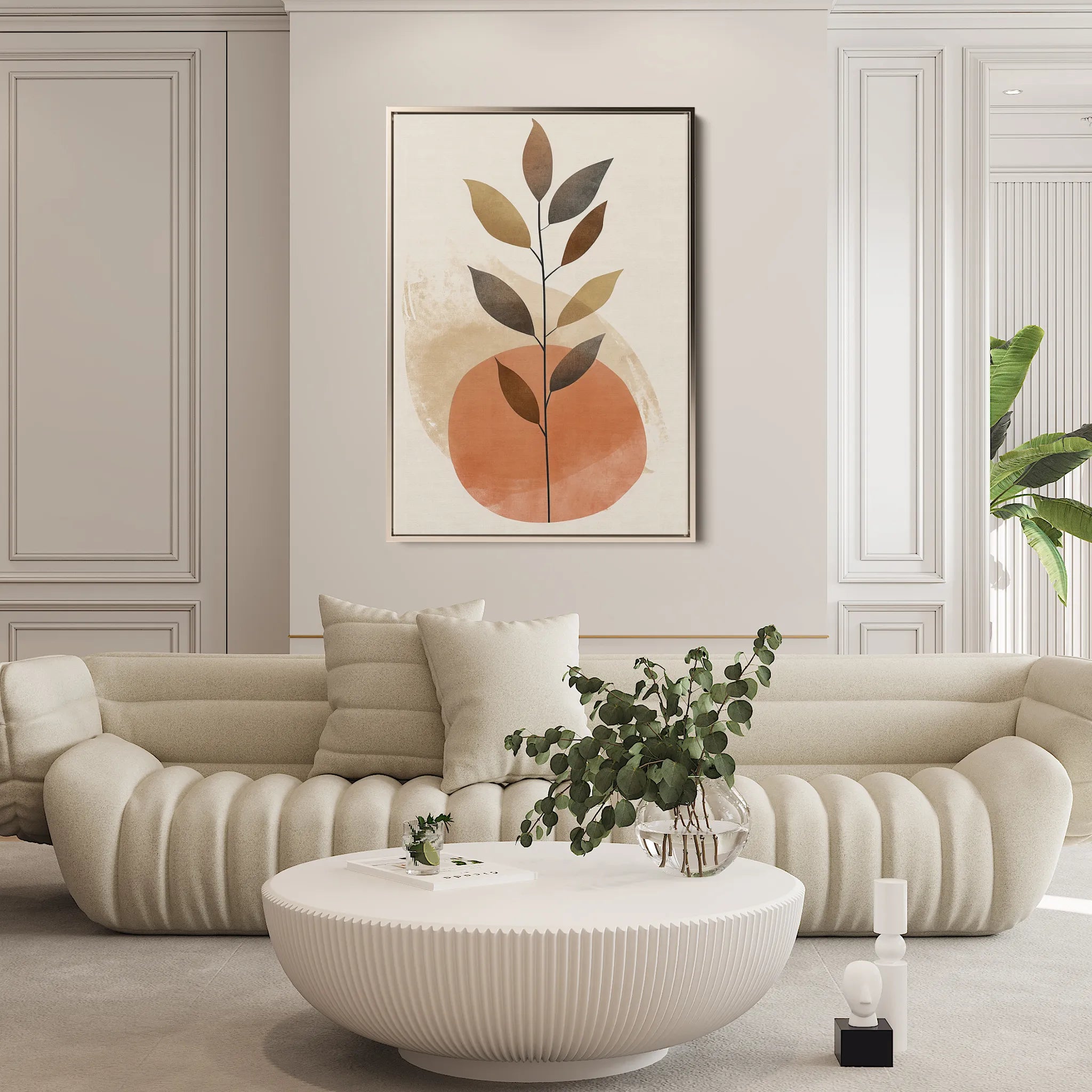 Boho 041 Canvas Art 60 x 40 cm / Black