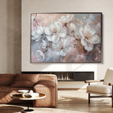 Floral 041 Canvas Art 60 x 40 cm / Black