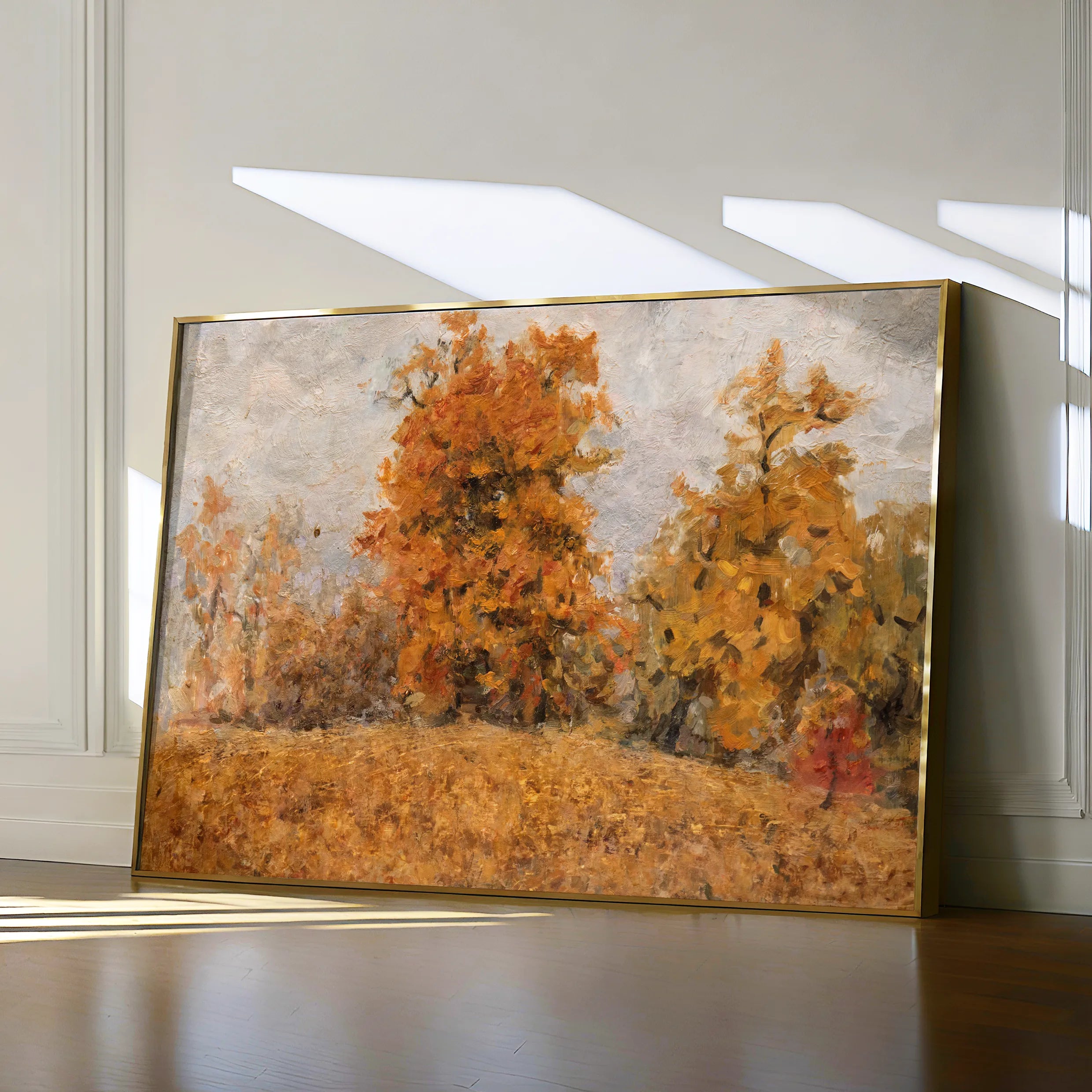 Landscape 041 Canvas Art 60 x 40 cm / Black