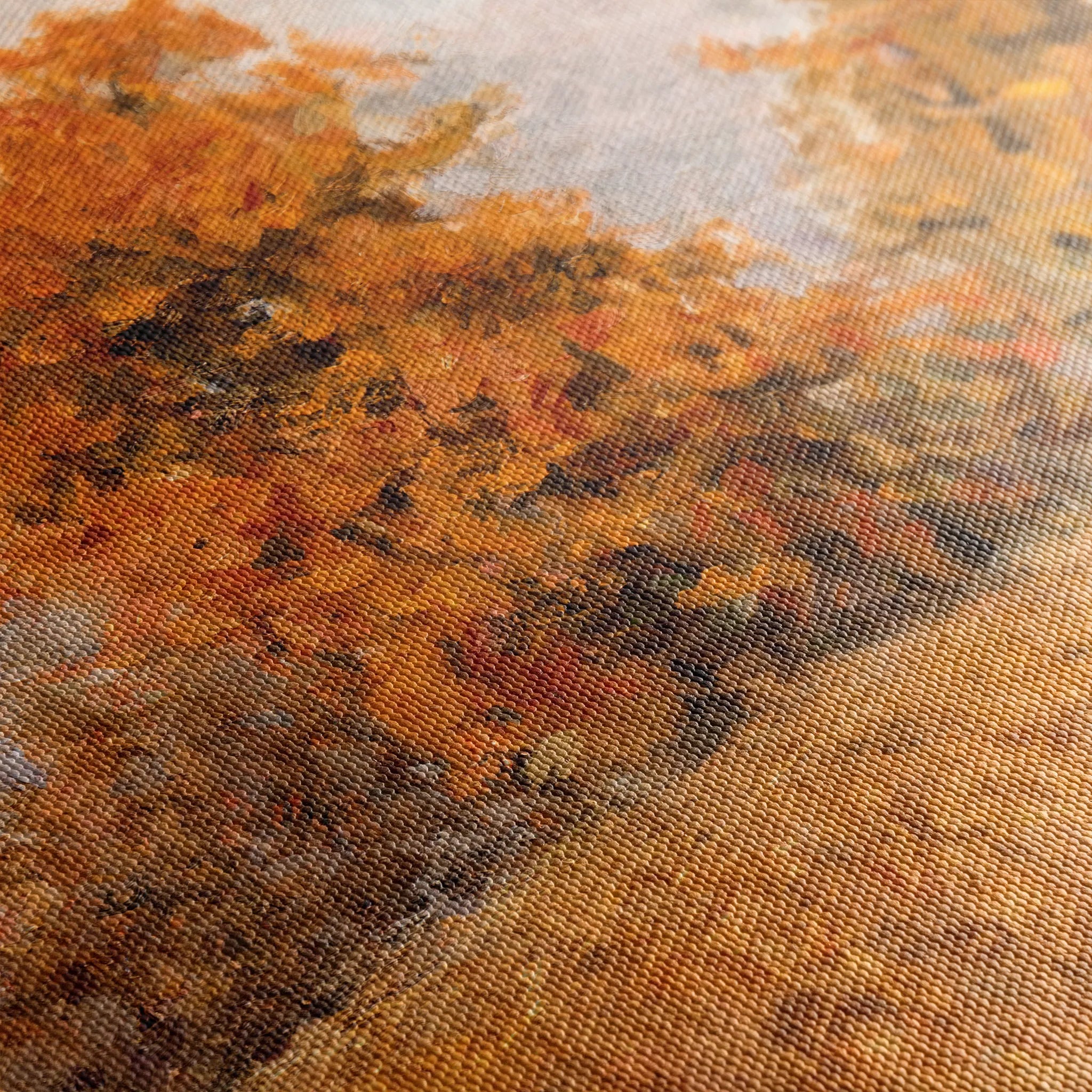 Landscape 041 Canvas Art 60 x 40 cm / Black