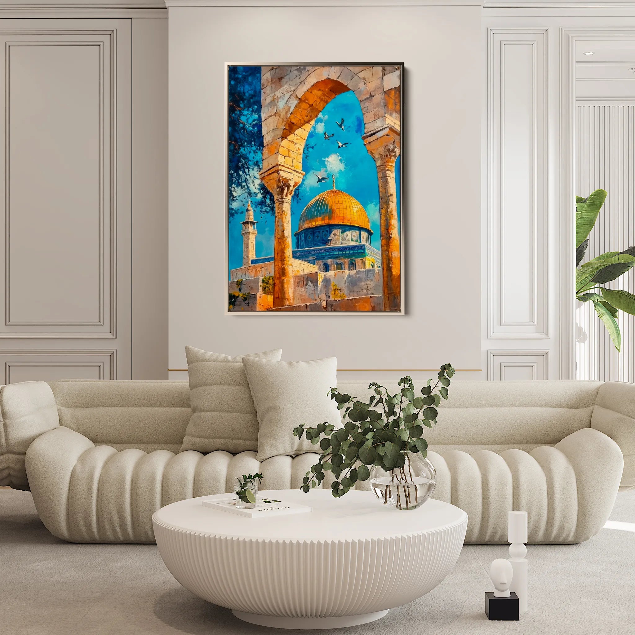 Palestine 041 Canvas Art 60 x 40 cm / Black