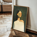 Portrait 041 Canvas Art 60 x 40 cm / Black