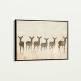 Animals 042 Canvas Art 60 x 40 cm / Black