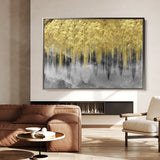 Abstract 042 Canvas Art 60 x 40 cm / Black