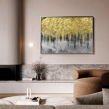 Abstract 042 Canvas Art 60 x 40 cm / Black