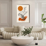 Boho 042 Canvas Art 60 x 40 cm / Black
