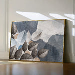 Floral 042 Canvas Art 60 x 40 cm / Black