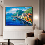 Landscape 042 Canvas Art 60 x 40 cm / Black