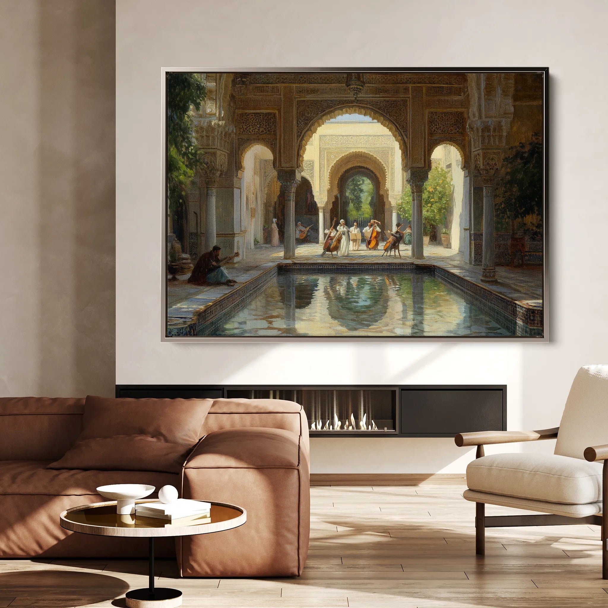 Orientalist 042 Canvas Art 60 x 40 cm / Black