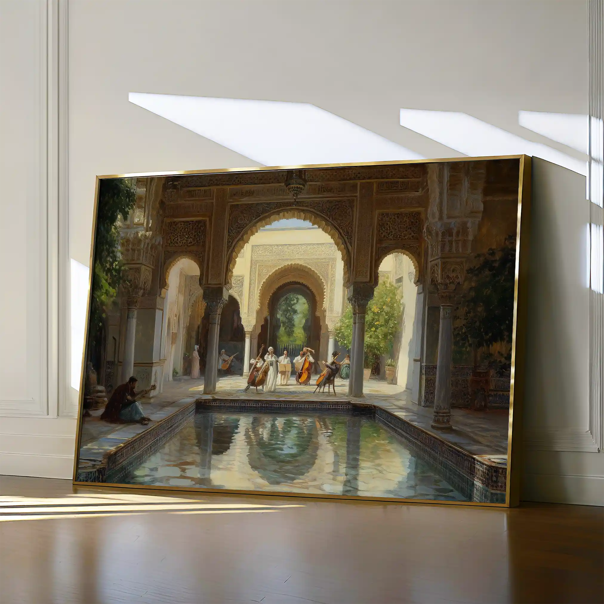 Orientalist 042 Canvas Art 60 x 40 cm / Black