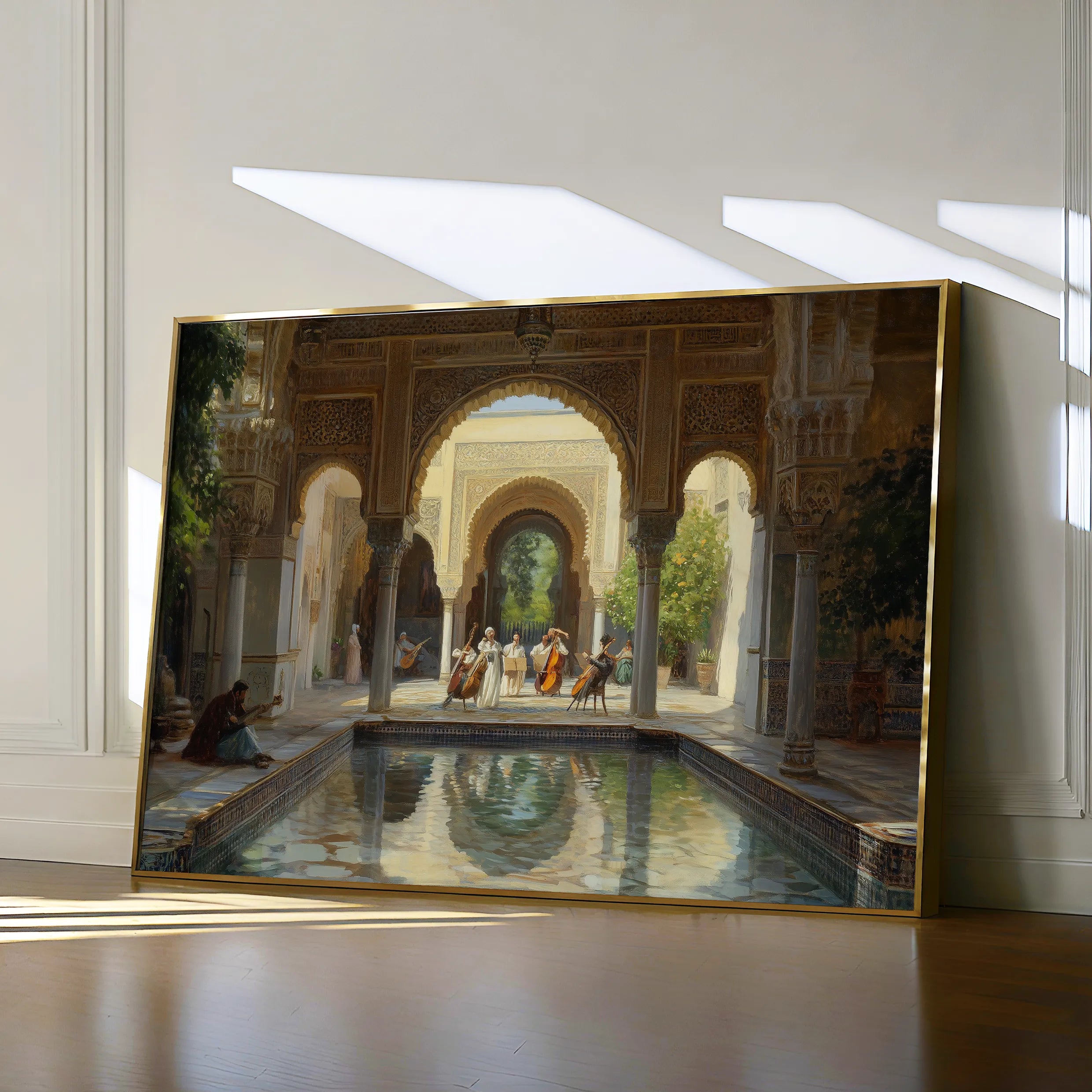 Orientalist 042 Canvas Art 60 x 40 cm / Black