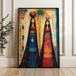 Portrait 042 Canvas Art 60 x 40 cm / Black