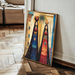 Portrait 042 Canvas Art 60 x 40 cm / Black