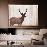 Animals 043 Canvas Art 60 x 40 cm / Black