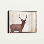 Animals 043 Canvas Art 60 x 40 cm / Black
