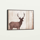 Animals 043 Canvas Art 60 x 40 cm / Black
