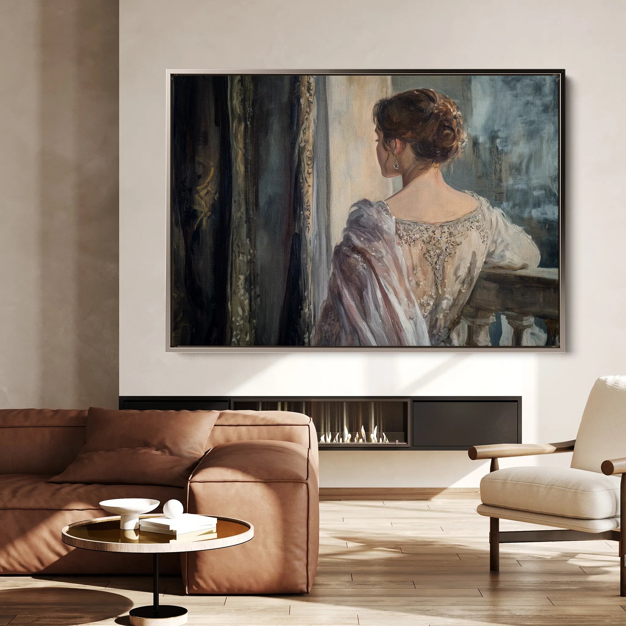 Classic 043 Canvas Art 60 x 40 cm / Black
