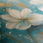 Floral 043 Canvas Art 60 x 40 cm / Black