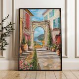 Landscape 043 Canvas Art 60 x 40 cm / Black