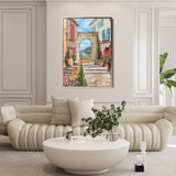 Landscape 043 Canvas Art 60 x 40 cm / Black
