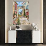 Landscape 043 Canvas Art 60 x 40 cm / Black