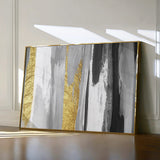 Abstract 044 Canvas Art 60 x 40 cm / Black