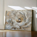 Floral 044 Canvas Art 60 x 40 cm / Black
