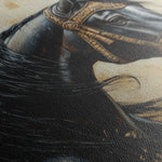 Horses 044 Canvas Art 60 x 40 cm / Black