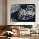 Abstract 045 Canvas Art 60 x 40 cm / Black