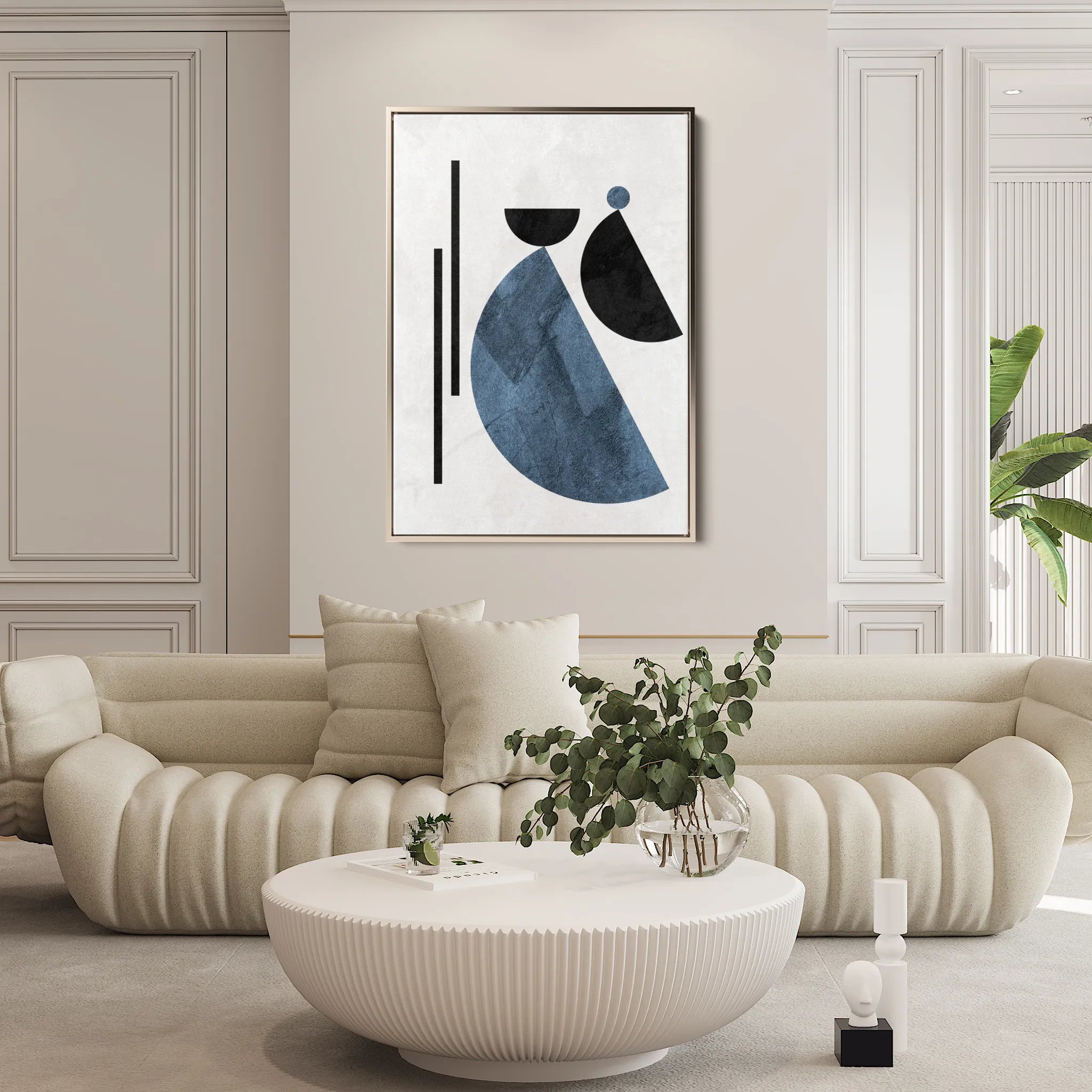 Boho 045 Canvas Art 60 x 40 cm / Black