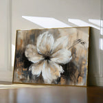 Floral 045 Canvas Art 60 x 40 cm / Black