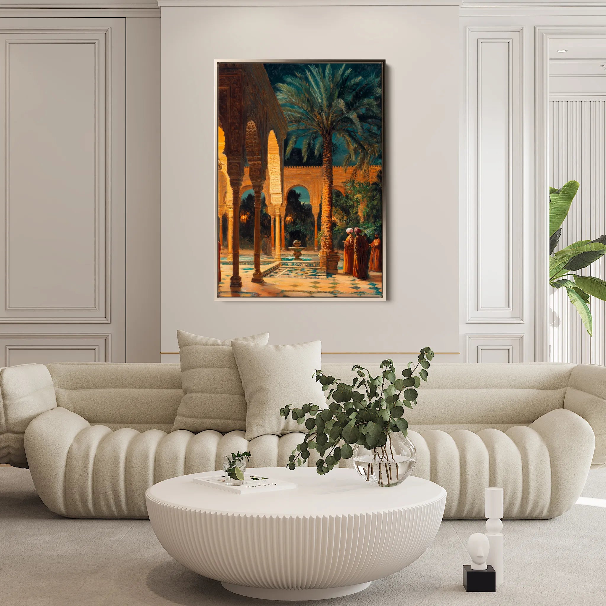 Orientalist 045 Canvas Art 60 x 40 cm / Black