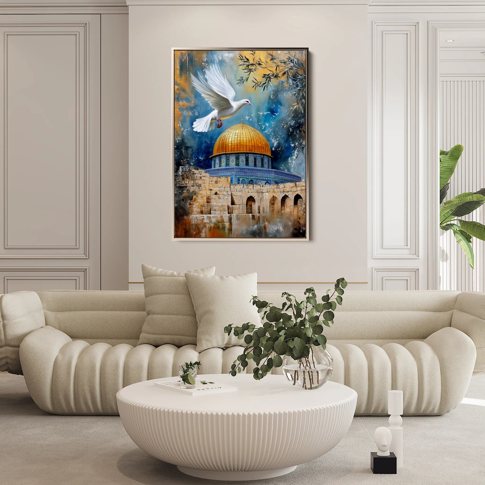 Palestine 045 Canvas Art 60 x 40 cm / Black