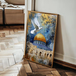 Palestine 045 Canvas Art 60 x 40 cm / Black