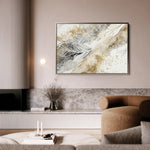Abstract 046 Canvas Art 60 x 40 cm / Black