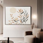 Boho 046 Canvas Art 60 x 40 cm / Black