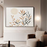 Boho 046 Canvas Art 60 x 40 cm / Black
