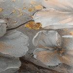 Floral 046 Canvas Art 60 x 40 cm / Black