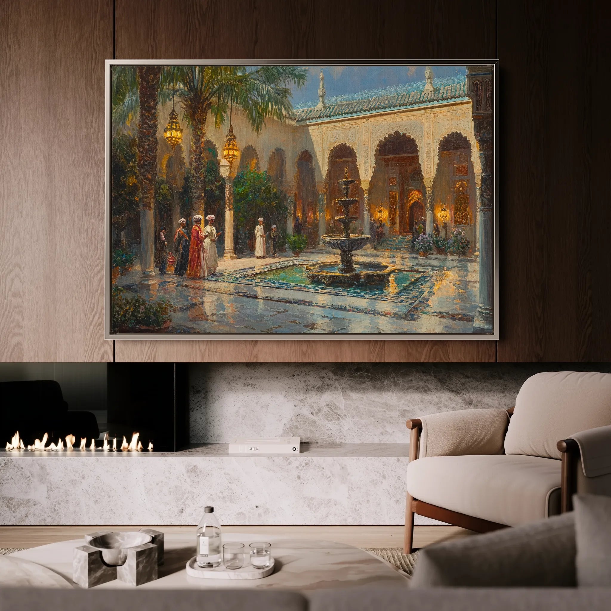 Orientalist 046 Canvas Art 60 x 40 cm / Black