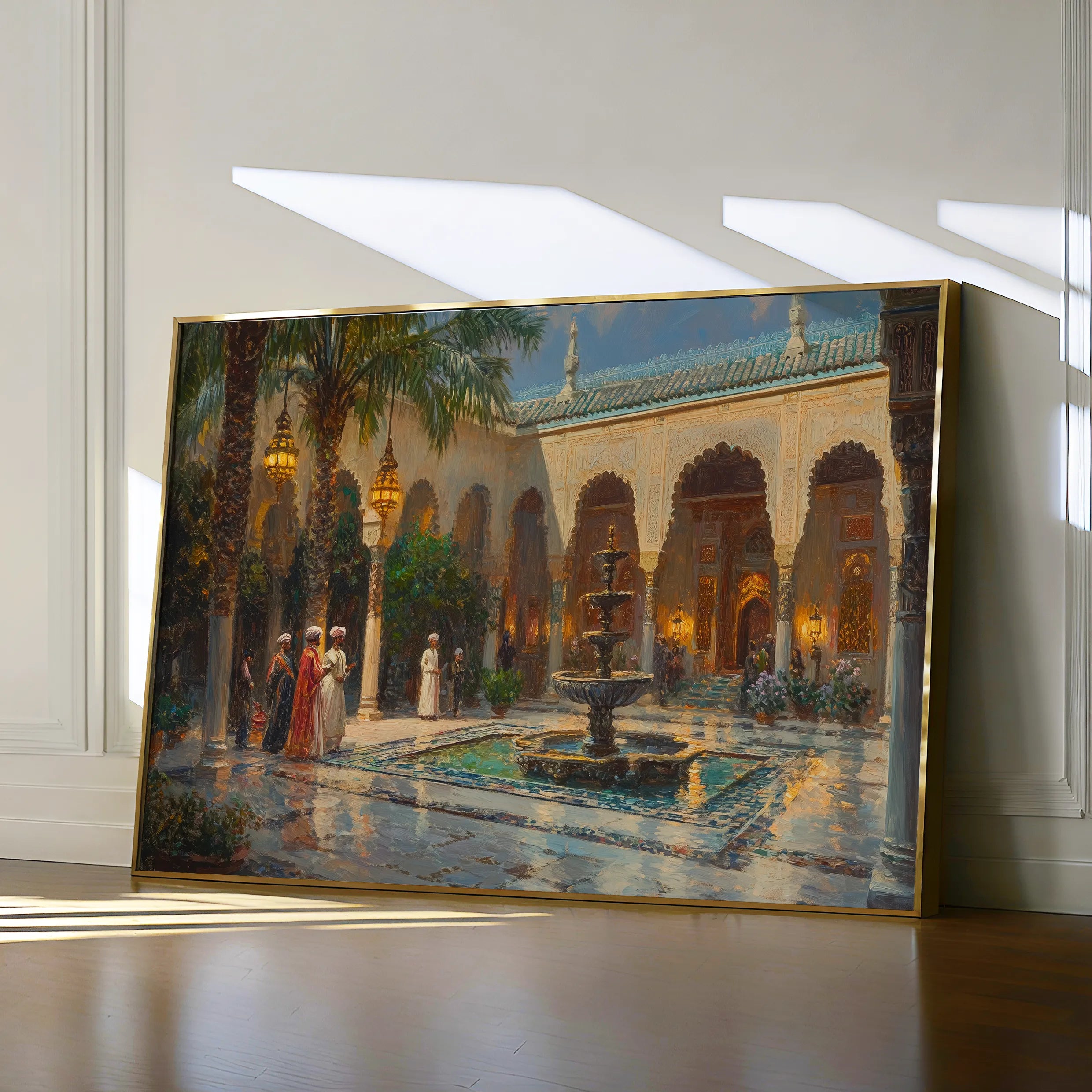 Orientalist 046 Canvas Art 60 x 40 cm / Black