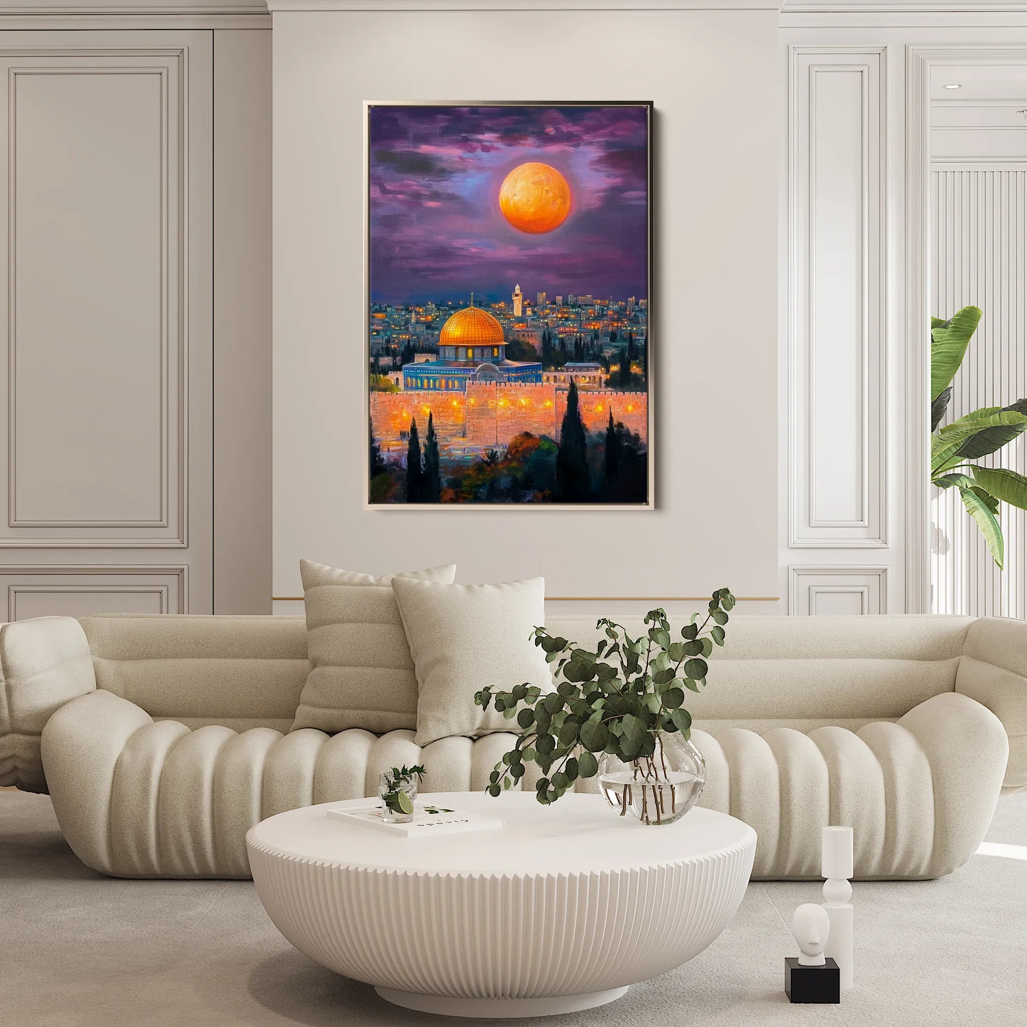 Palestine 046 Canvas Art 60 x 40 cm / Black