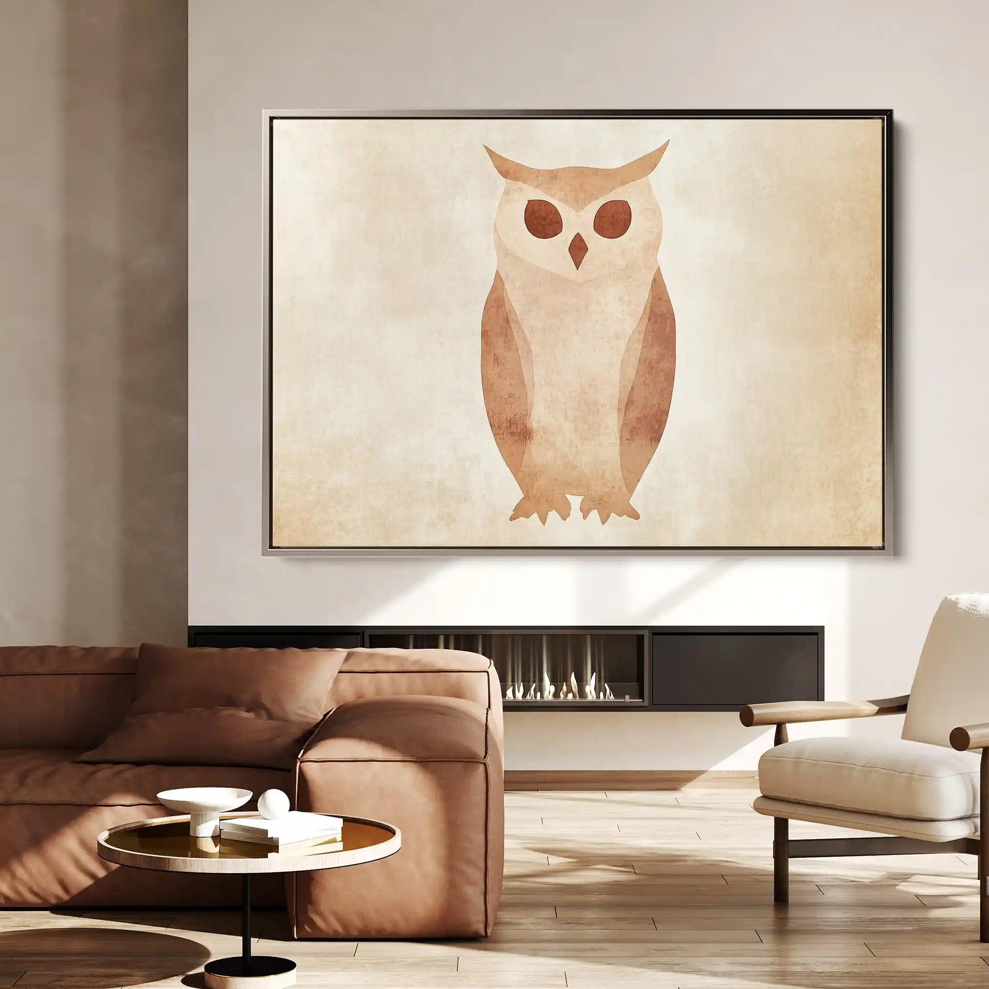 Animals 047 Canvas Art 60 x 40 cm / Black