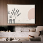 Boho 047 Canvas Art 60 x 40 cm / Black
