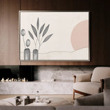 Boho 047 Canvas Art 60 x 40 cm / Black