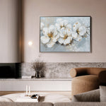 Floral 047 Canvas Art 60 x 40 cm / Black