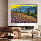 Landscape 047 Canvas Art 60 x 40 cm / Black