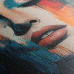 Portrait 047 Canvas Art 60 x 40 cm / Black
