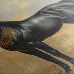 Horses 048 Canvas Art 60 x 40 cm / Black
