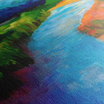 Landscape 048 Canvas Art 60 x 40 cm / Black