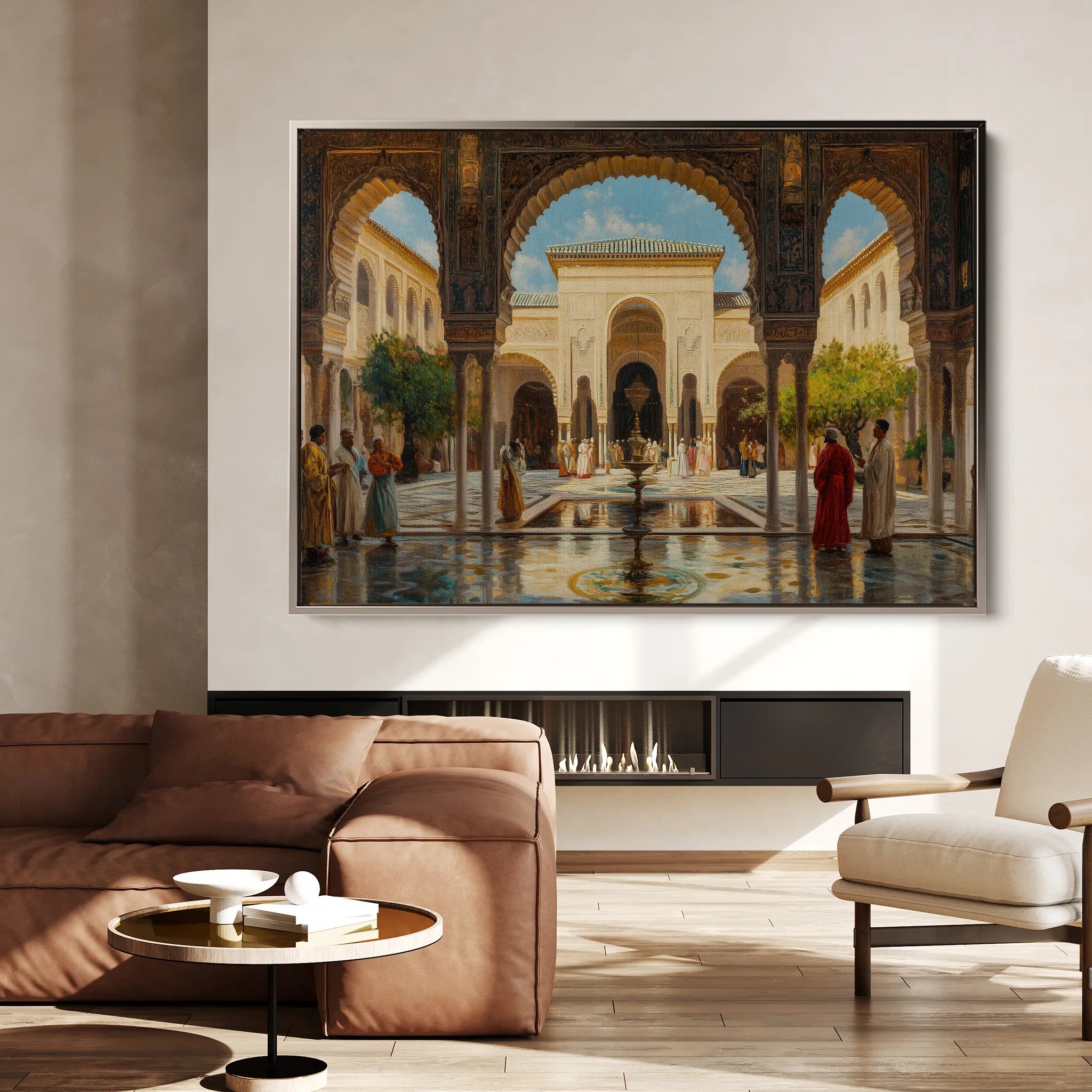 Orientalist 048 Canvas Art 60 x 40 cm / Black